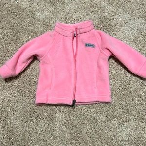 Pink Columbia baby girls fleece